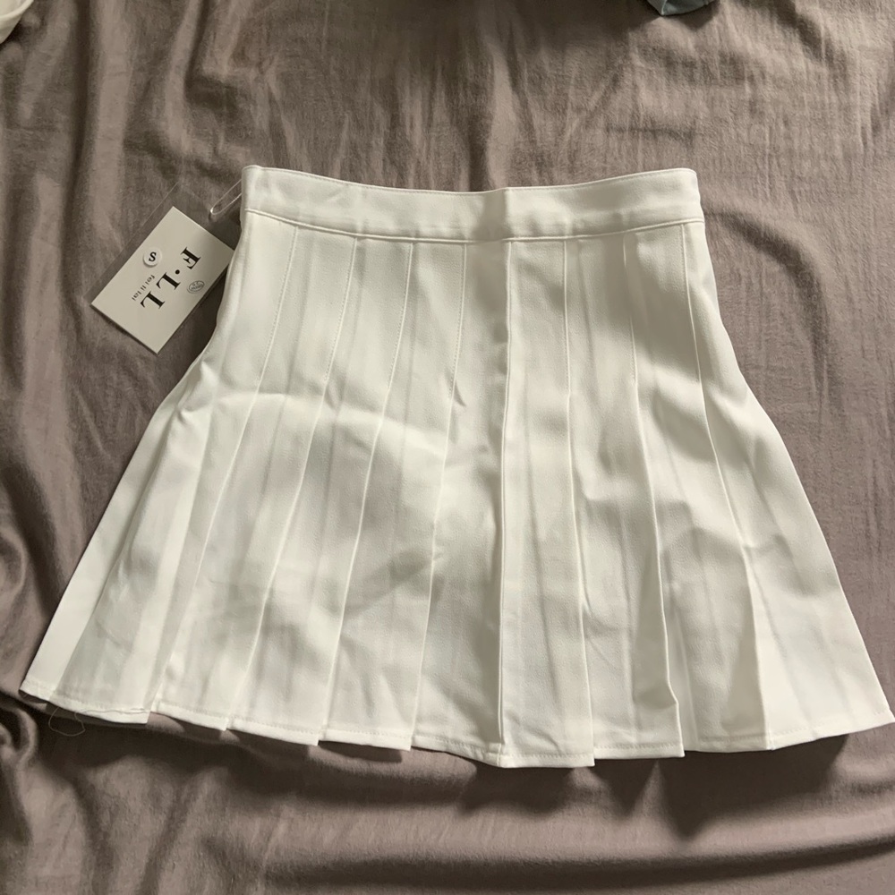 White tennis pleated skirt (NEW)